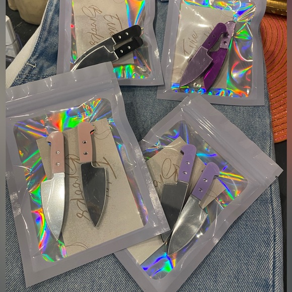 Handmade Knife Earrings. NWT - Picture 1 of 7